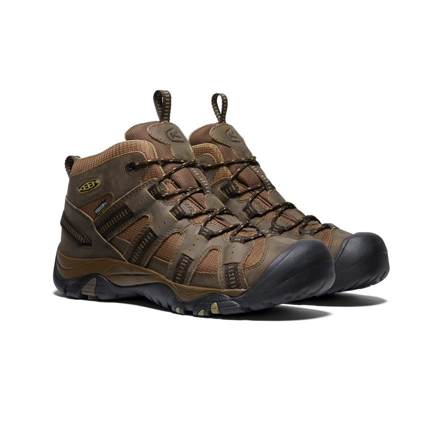Keen Men's Siskiyou Waterproof Mid | Dark Olive/Olive Drab 4 Keen Men's Siskiyou Waterproof Mid | Dark Olive/Olive Drab - Image 2