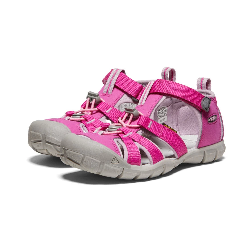 Keen Big Kids' Seacamp II CNX | Very Berry/Dawn Pink 4 Keen Big Kids' Seacamp II CNX | Very Berry/Dawn Pink - Image 2