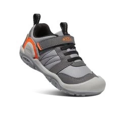 Keen Little Kids' Knotch Peak Sneaker | Magnet/Safety Orange -Keen 08f516722ace233dd9c0e8aeb16005d1c237e45e