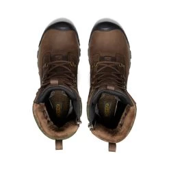 Keen Women's Greta Tall Waterproof Boot | Dark Earth/Green Plaid -Keen 0b8efe63f161839fe9aa5f90ee5e1d8fa346ffda