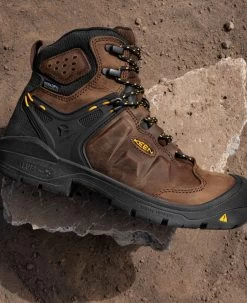 Keen Women's Dover 6" Waterproof Boot (Carbon-Fiber Toe) | Dark Earth/Black 15 Keen Women's Dover 6" Waterproof Boot (Carbon-Fiber Toe) | Dark Earth/Black -Keen 1024210 PDP RightImage