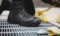 Keen Men's Dearborn 6" Waterproof Boot (Carbon-Fiber Toe) | Black/Steel Grey 13 Keen Men's Dearborn 6" Waterproof Boot (Carbon-Fiber Toe) | Black/Steel Grey -Keen 1025692 PDP TopImage