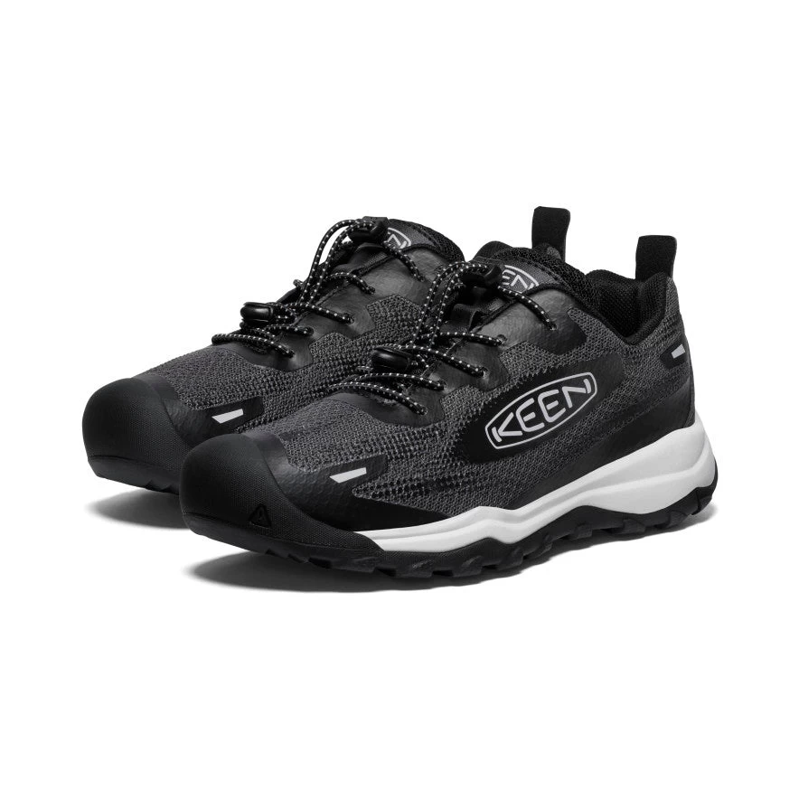 Keen Big Kids' Wanduro Speed Hiking Shoe | Black/Vapor 4 Keen Big Kids' Wanduro Speed Hiking Shoe | Black/Vapor - Image 2
