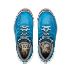 Keen Women's Zionic Waterproof Hiking Boot | Fjord Blue/Tangerine -Keen 15660eae9f1a2d97af36d38956c5f7df8fa0b1e7