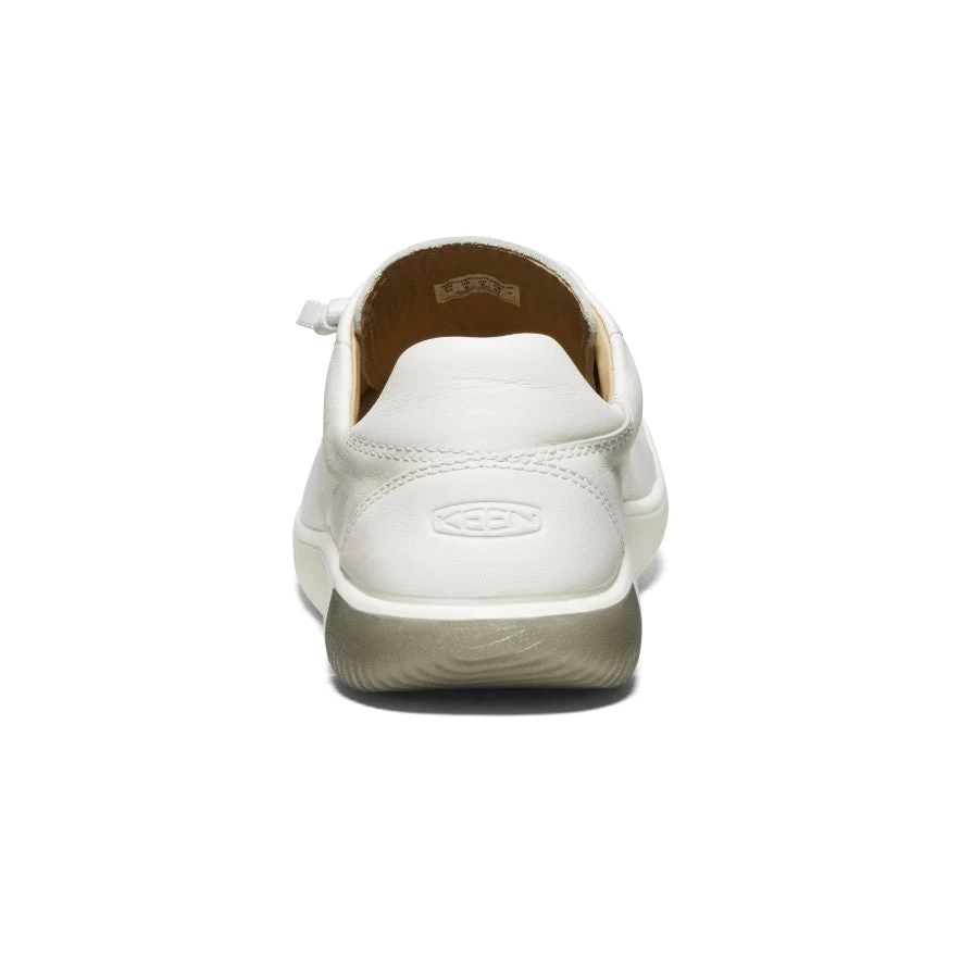 Keen Men's KNX Leather Sneaker | Star White/Star White 7 Keen Men's KNX Leather Sneaker | Star White/Star White - Image 5