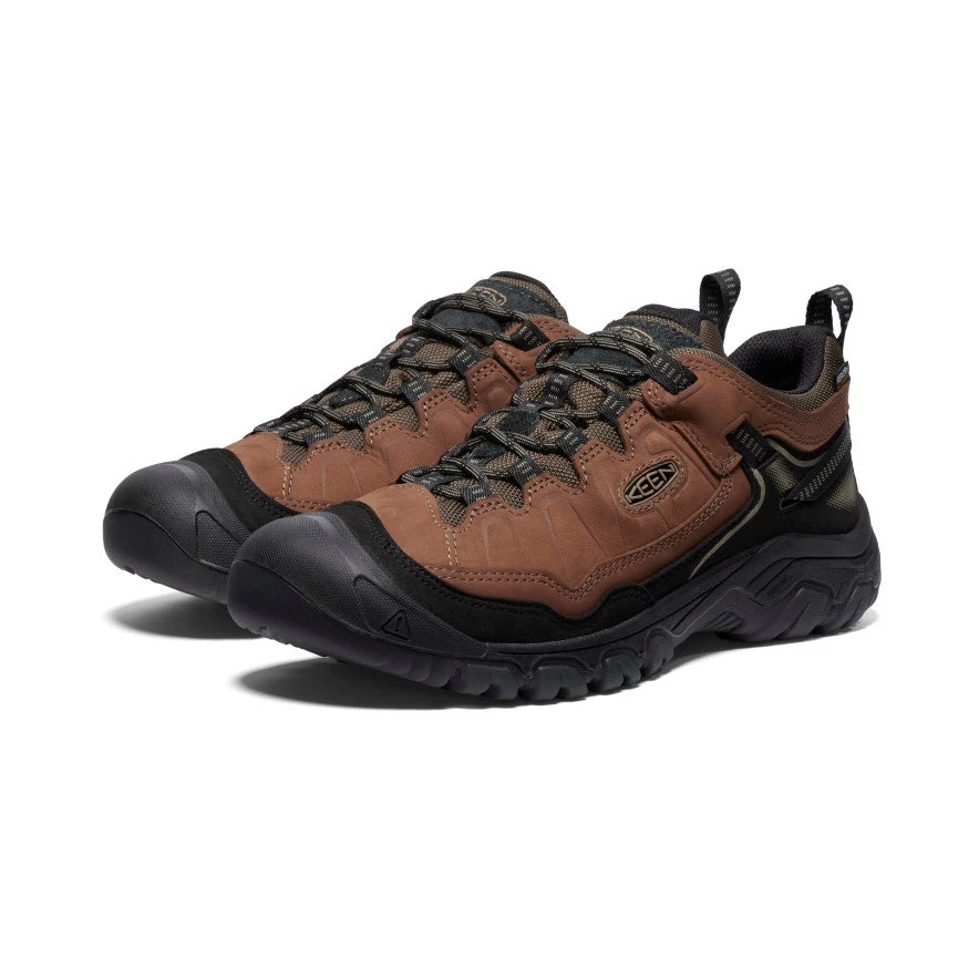 Keen Men's Targhee IV Wide Waterproof Hiking Shoe | Bison/Black 4 Keen Men's Targhee IV Wide Waterproof Hiking Shoe | Bison/Black - Image 2