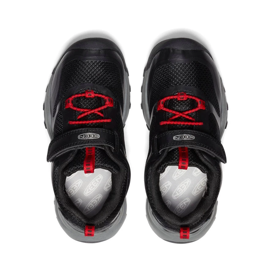 Keen Little Kids' Wanduro Waterproof Shoe | Black/Ribbon Red 6 Keen Little Kids' Wanduro Waterproof Shoe | Black/Ribbon Red - Image 4