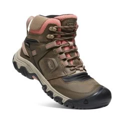 Keen Women's Ridge Flex Waterproof Boot | Timberwolf/Brick Dust -Keen 1c8f4271f7ed0fe5756783bb065af851d17fa091