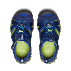 Keen Little Kids' Seacamp II CNX | Blue Depths/Chartreuse -Keen 29da11b54f1e61c417e38a40c953d802854f1697