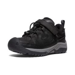 Keen Little Kids' Targhee Waterproof Shoe | Black/Steel Grey -Keen 32bf25fd855f4c7c4b9d55a804ab558a93cb3ae7