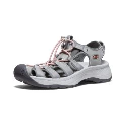 Keen Women's Astoria West Sandal | Grey/Coral -Keen 33b9341987b62cce6dbcfae580cf1aeb3061fe20