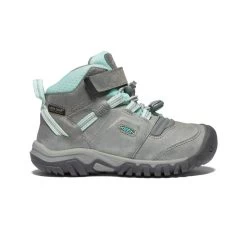 Keen Little Kids' Ridge Flex Waterproof Boot | Grey/Blue Tint