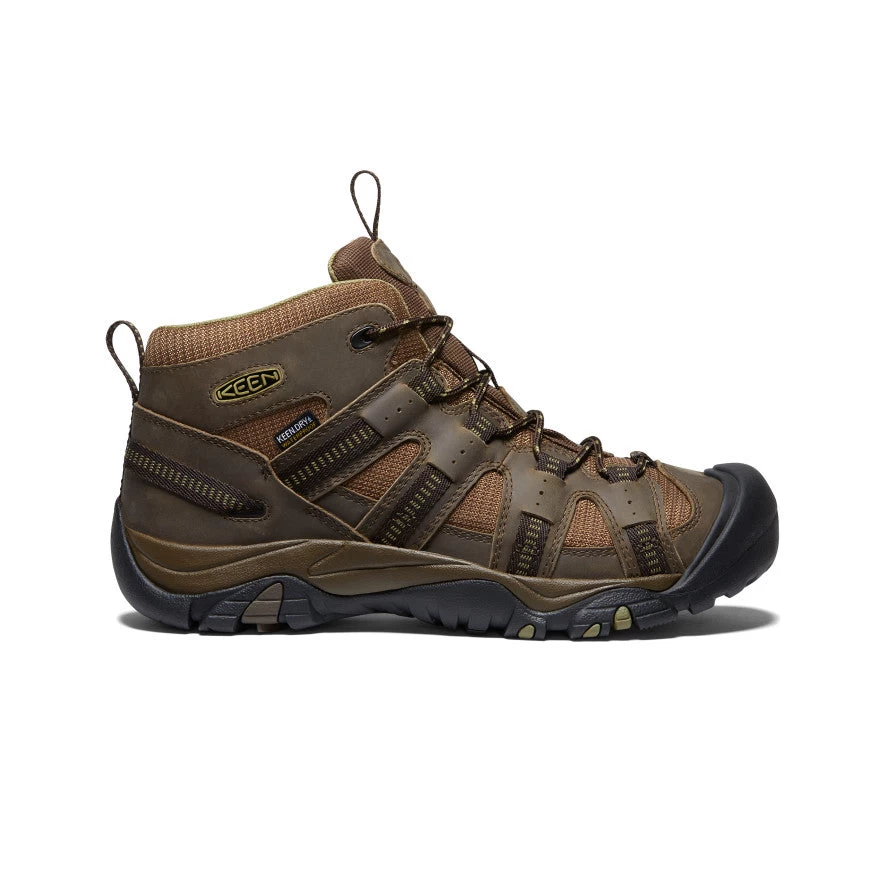 Keen Men's Siskiyou Waterproof Mid | Dark Olive/Olive Drab 3 Keen Men's Siskiyou Waterproof Mid | Dark Olive/Olive Drab