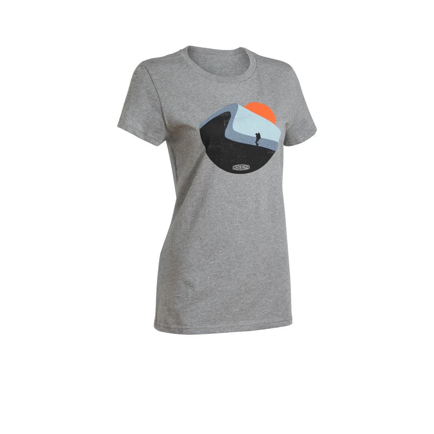 Keen Women's Hike More Tee | Medium Gray Heather 3 Keen Women's Hike More Tee | Medium Gray Heather