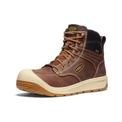 Keen Men's Fort Wayne 6" Waterproof (Carbon-Fiber Toe) | Tortoise Shell/Gum -Keen 6196729881d9f17ed252d693a17d2720f607d525