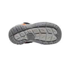 Keen Little Kids' Knotch Peak Sneaker | Magnet/Safety Orange -Keen 676412f873ec6d0ed9f193180e6f114b147fe3ef