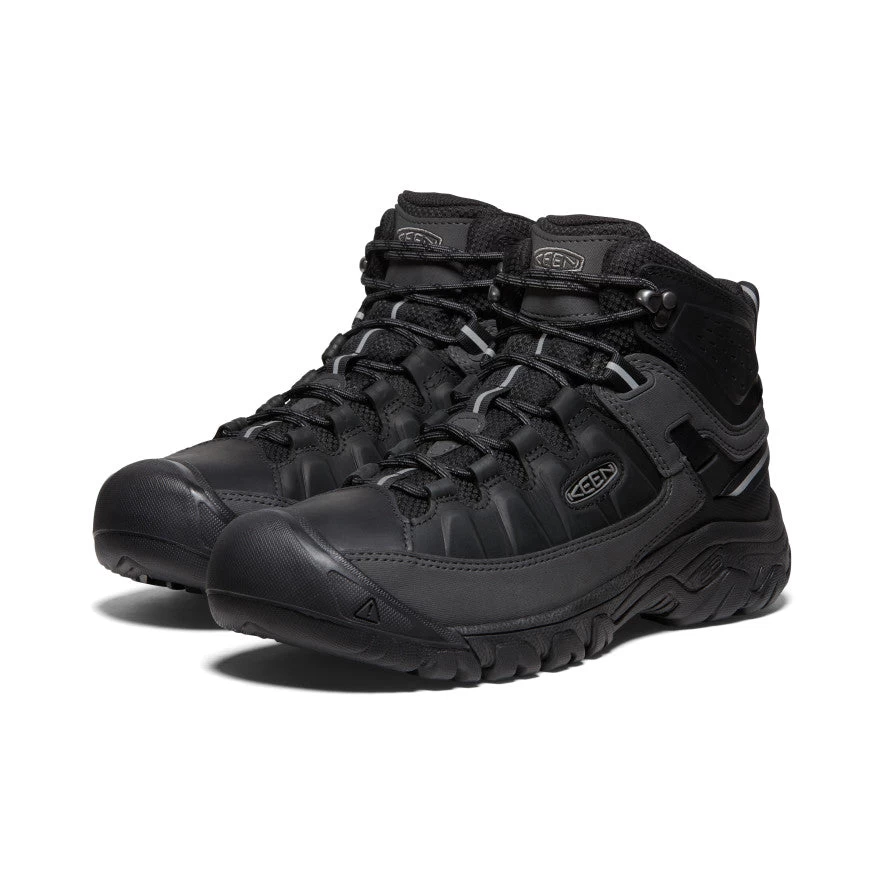 Keen Men's Targhee III Waterproof Mid | Triple Black 4 Keen Men's Targhee III Waterproof Mid | Triple Black - Image 2