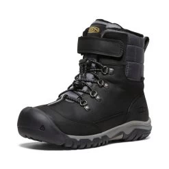 Keen Big Kids' Kanibou Waterproof Winter Boot | Black/Magnet -Keen 7555dc7a9d675b562ba7dd4105ada24bcdccab1e