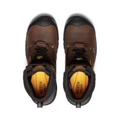 Keen Men's Independence 8" Insulated Waterproof Boot (Carbon-Fiber Toe) | Dark Earth/Black -Keen 7c796b8b8b8d3ce5a31402e8075be26213b8fe68