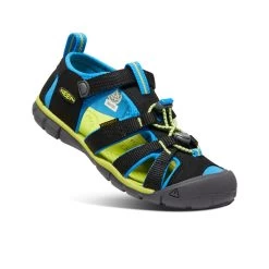Keen Big Kids' Seacamp II CNX | Black/Brilliant Blue -Keen 8580db80c3c021f0dcc02e537505603e83d7555b