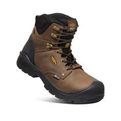 Keen Men's Independence 6" Waterproof Boot (Carbon-Fiber Toe) | Dark Earth/Black -Keen 8a024e9dde41bca5295df2b0b489a4f485bcfccc