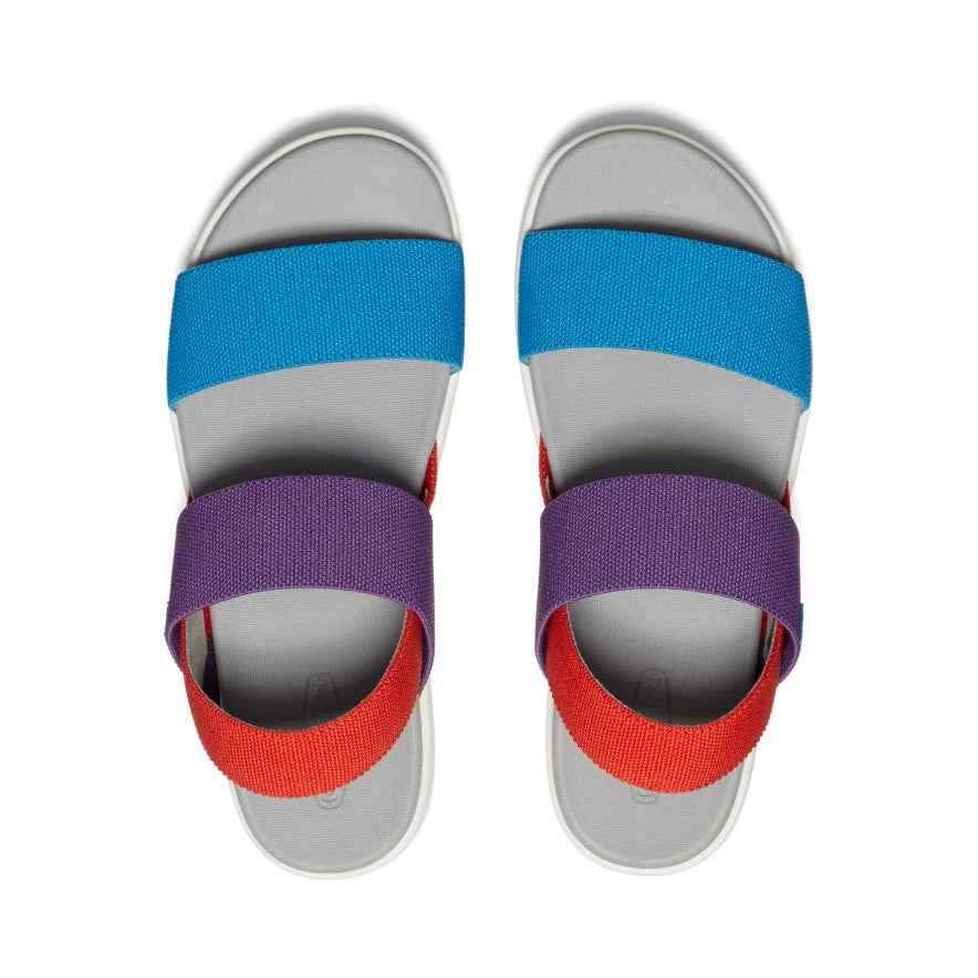 Keen Women's Elle Backstrap Sandal | Charisma/Red Clay/Fjord Blue Tri-Tone 6 Keen Women's Elle Backstrap Sandal | Charisma/Red Clay/Fjord Blue Tri-Tone - Image 4