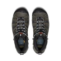 Keen Men's Voyageur Mid | Steel Grey/Scarlet Ibis -Keen 944935b6f6f01160fb634fcfc1b0f40af8d73d04