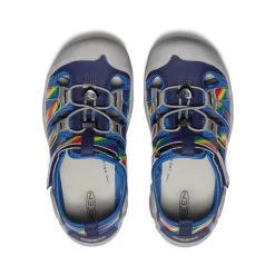 Keen Big Kids' Knotch Creek | Bright Cobalt/Rainbow Tie Dye -Keen 9507e7b29ebf58444643ee0f4d137a2272e798fb