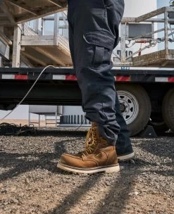 Keen Men's Cincinnati 8" Waterproof 90° Heel Boot (Carbon-Fiber Toe) | Belgian/Sandshell 18 Keen Men's Cincinnati 8" Waterproof 90° Heel Boot (Carbon-Fiber Toe) | Belgian/Sandshell -Keen KPD 234 Cincinnati90 1028287 Left Image