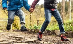 Keen Little Kids' Chandler 2 CNX Sneaker | Black/Red Carpet -Keen KidsChandler2Lifestyle1 47963b79 e794 44b8 9238 ed83f1c73970