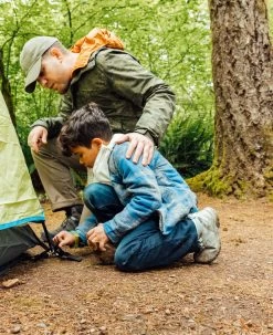 Keen Big Kids' Ridge Flex Waterproof Boot | Grey/Blue Tint -Keen RidgeFlexPDPLifestyle3Kids 1
