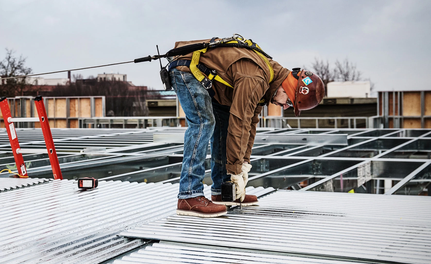Keen Men's San Jose 6" Boot (Aluminum Toe) | Falcon/Caramel Cafe 7 Keen Men's San Jose 6" Boot (Aluminum Toe) | Falcon/Caramel Cafe - Image 5