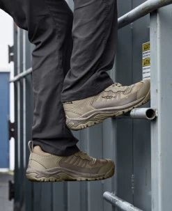 Keen Men's Reno KBF Waterproof (Carbon-Fiber Toe) | Brindle/Morel -Keen SDD 506 PDP Reno 1027106 Left Image