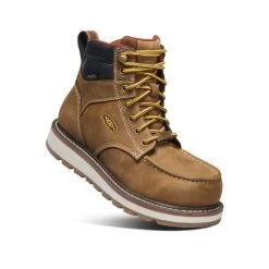 Keen Women's Cincinnati 6" Waterproof Boot (Carbon-Fiber Toe) | Belgian/Sandshell -Keen a70f60eb12593406cedb233814585e8177edbc94