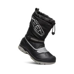 Keen Big Kids' Snow Troll Waterproof Boot | Black/Silver -Keen a8d75339294b72cca2eac78bd9b49bfc1d2b2b82