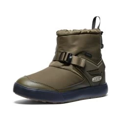 Keen Women's Hoodromeo Waterproof Slip-On Boot | Dark Olive/Black -Keen ae81f7eb4465b2602628025f60caa8e401b63b85