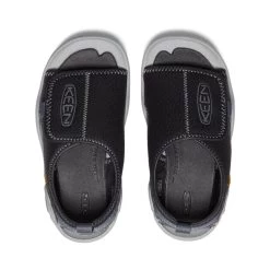 Keen Little Kids' Knotch River Open-Toe | Black/Steel Grey -Keen b640e036c607398153306e21001ad6b5cd35c0c6