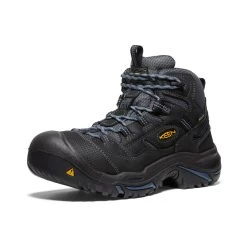 Keen Men's Braddock Waterproof Mid (Soft Toe) | Raven/Estate Blue -Keen c80c27371ce809add9cd87e78e3aee8fc8230576