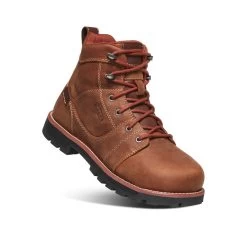 Keen Women's Seattle 6" Waterproof Boot (Aluminum Toe) | Gingerbread/Black -Keen cbff22d6864c1ed1cc6e4fe765ddcd22e79a7982