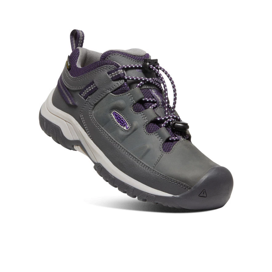 Keen Big Kids' Targhee Waterproof Shoe | Magnet/Tillandsia Purple 5 Keen Big Kids' Targhee Waterproof Shoe | Magnet/Tillandsia Purple - Image 3