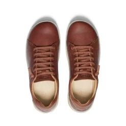 Keen Women's KNX Leather Sneaker | Tortoise Shell/Plaza Taupe -Keen d61b7b5cf52a2a36d960dd4d84c01b4e112eb7b1