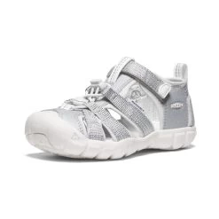 Keen Little Kids' Seacamp II CNX | Silver/Star White -Keen e0dfce325b5bcb40b27f319ef72c26f942ad073b