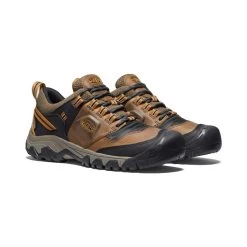 Keen Men's Ridge Flex Waterproof | Bison/Golden Brown -Keen e27e1d161edd2d70cf7e6683c27c171207858697