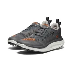 Keen Men's WK400 Walking Shoe | Steel Grey/Scarlet Ibis -Keen eb0b2494d3af6e61559194090912317fdefa4ea7