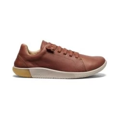 Keen Men's KNX Leather Sneaker | Tortoise Shell/Plaza Taupe