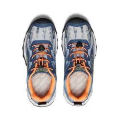 Keen Big Kids' Wanduro Speed Hiking Shoe | Vintage Indigo/Tangerine -Keen f1cc6326e4b589b389390d7474018a6d1cadd6d8