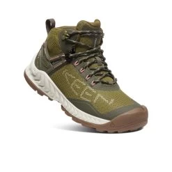Keen Women's NXIS EVO Waterproof Boot | Olive Drab/Silver Birch -Keen f1f8df34c0b8648f3ddce7033c87cbf576a98441