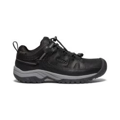 Keen Big Kids' Targhee Waterproof Shoe | Black/Steel Grey