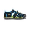 Keen Little Kids' Seacamp II CNX | Black/Brilliant Blue -Keen f994c30449652776648891c9965456495b63fae1