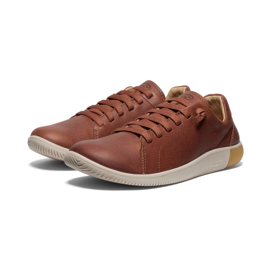 Keen Men's KNX Leather Sneaker | Tortoise Shell/Plaza Taupe 4 Keen Men's KNX Leather Sneaker | Tortoise Shell/Plaza Taupe - Image 2